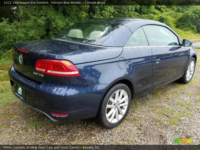 Horizon Blue Metallic / Cornsilk Beige 2012 Volkswagen Eos Komfort