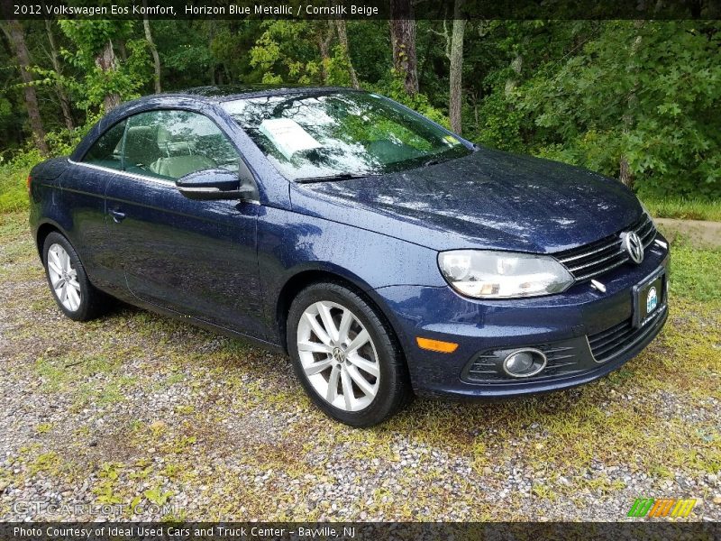 Horizon Blue Metallic / Cornsilk Beige 2012 Volkswagen Eos Komfort