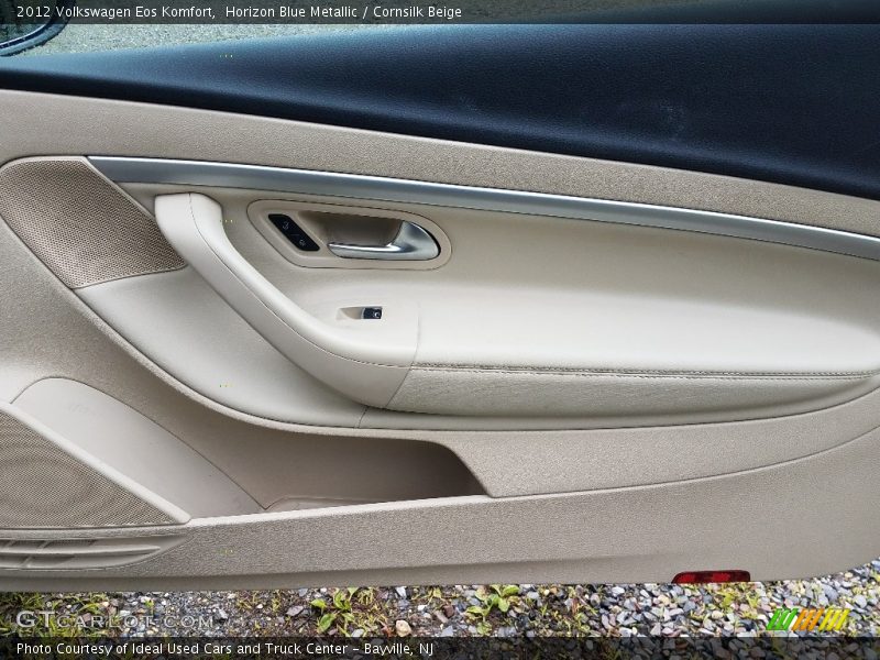 Horizon Blue Metallic / Cornsilk Beige 2012 Volkswagen Eos Komfort