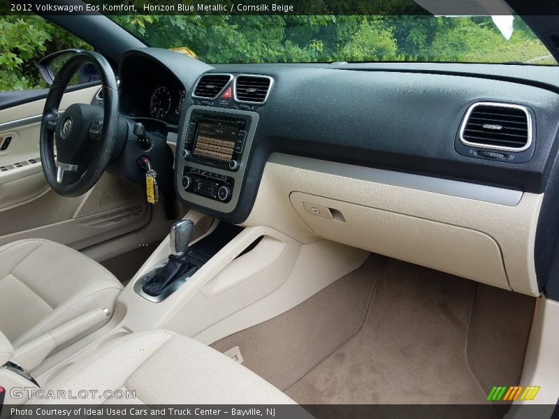 Horizon Blue Metallic / Cornsilk Beige 2012 Volkswagen Eos Komfort