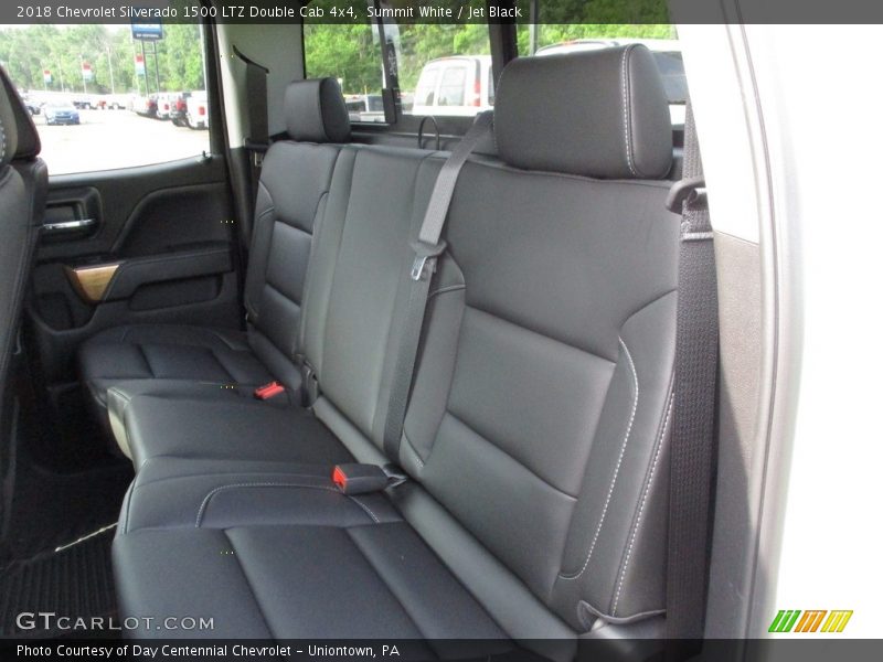 Summit White / Jet Black 2018 Chevrolet Silverado 1500 LTZ Double Cab 4x4
