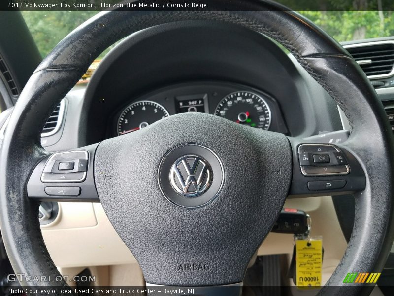 Horizon Blue Metallic / Cornsilk Beige 2012 Volkswagen Eos Komfort