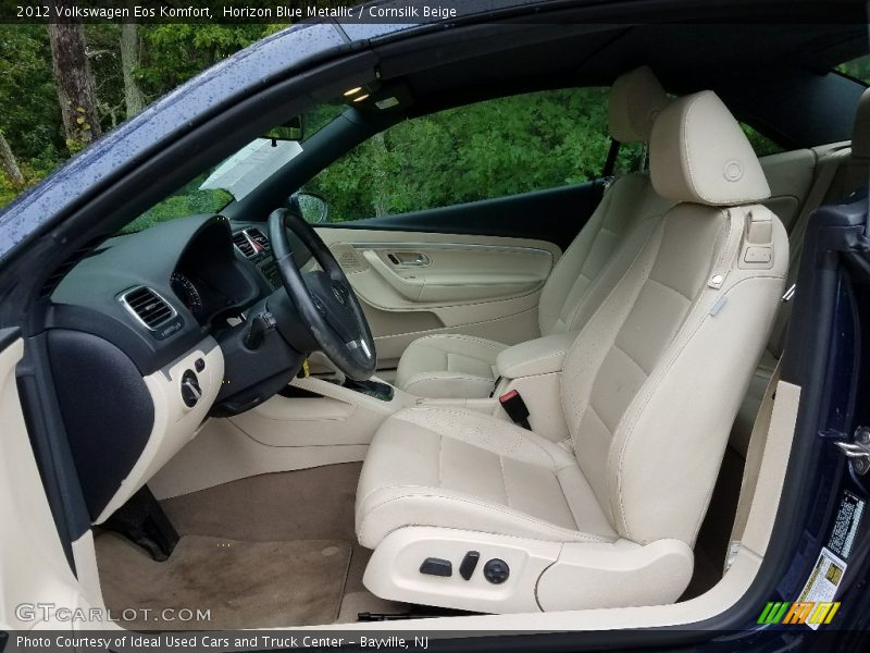 Horizon Blue Metallic / Cornsilk Beige 2012 Volkswagen Eos Komfort
