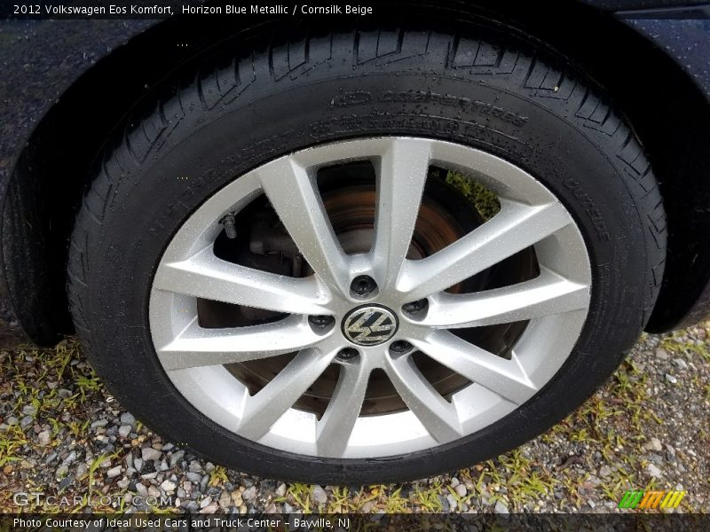 Horizon Blue Metallic / Cornsilk Beige 2012 Volkswagen Eos Komfort