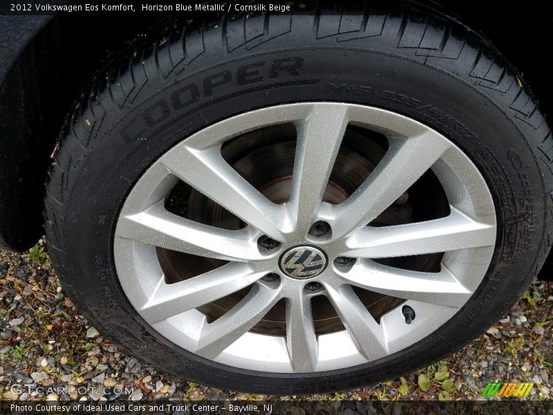 Horizon Blue Metallic / Cornsilk Beige 2012 Volkswagen Eos Komfort