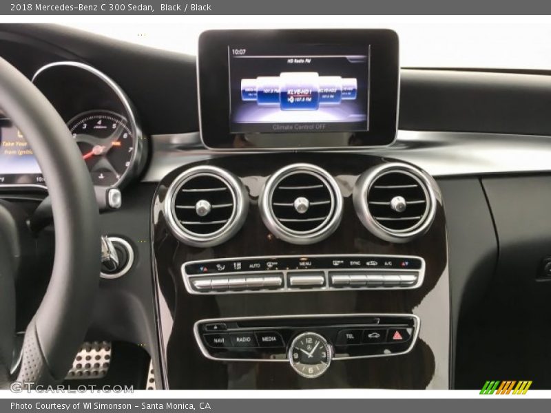 Black / Black 2018 Mercedes-Benz C 300 Sedan