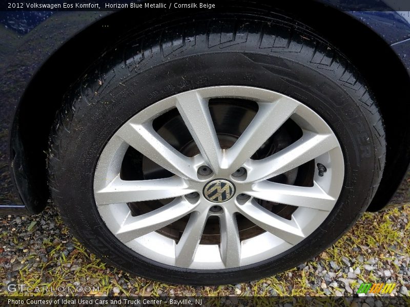 Horizon Blue Metallic / Cornsilk Beige 2012 Volkswagen Eos Komfort