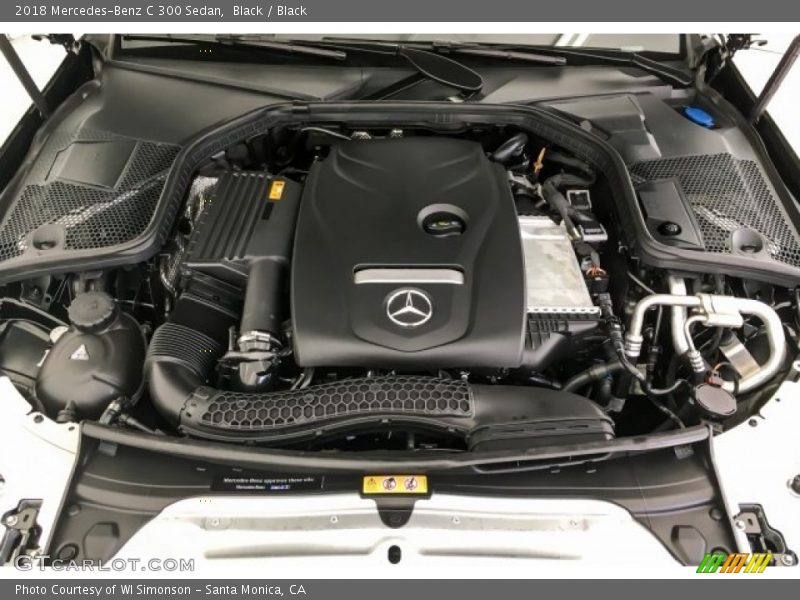 Black / Black 2018 Mercedes-Benz C 300 Sedan
