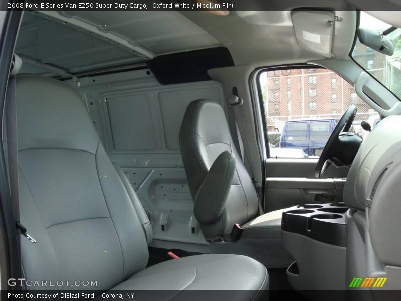 Oxford White / Medium Flint 2008 Ford E Series Van E250 Super Duty Cargo