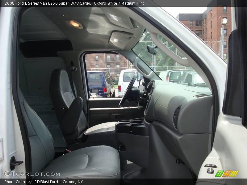 Oxford White / Medium Flint 2008 Ford E Series Van E250 Super Duty Cargo