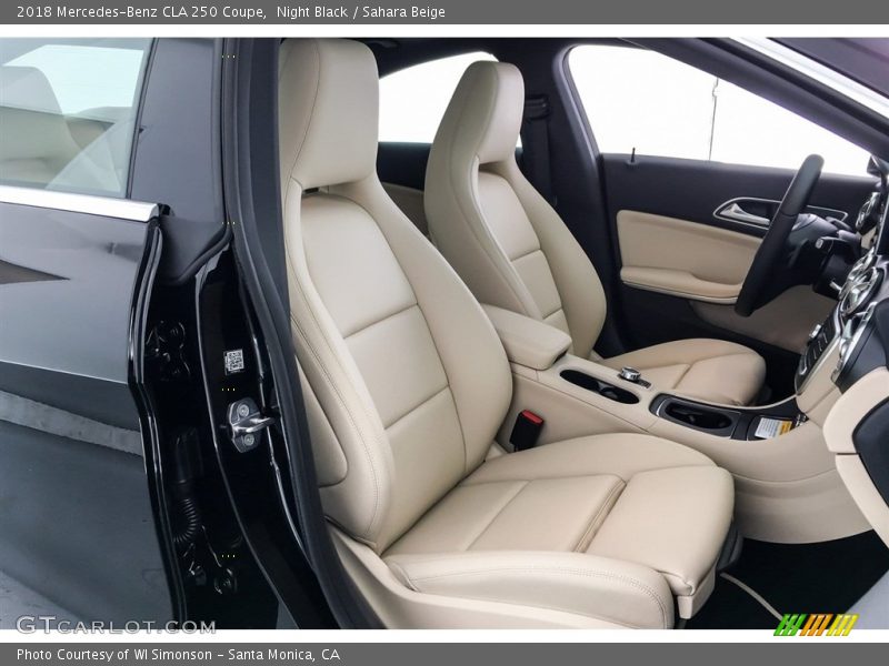 Night Black / Sahara Beige 2018 Mercedes-Benz CLA 250 Coupe