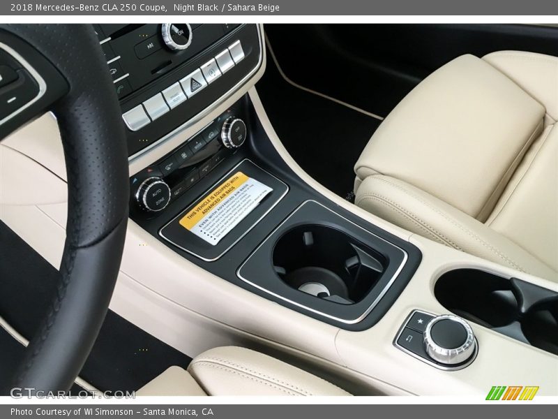 Night Black / Sahara Beige 2018 Mercedes-Benz CLA 250 Coupe