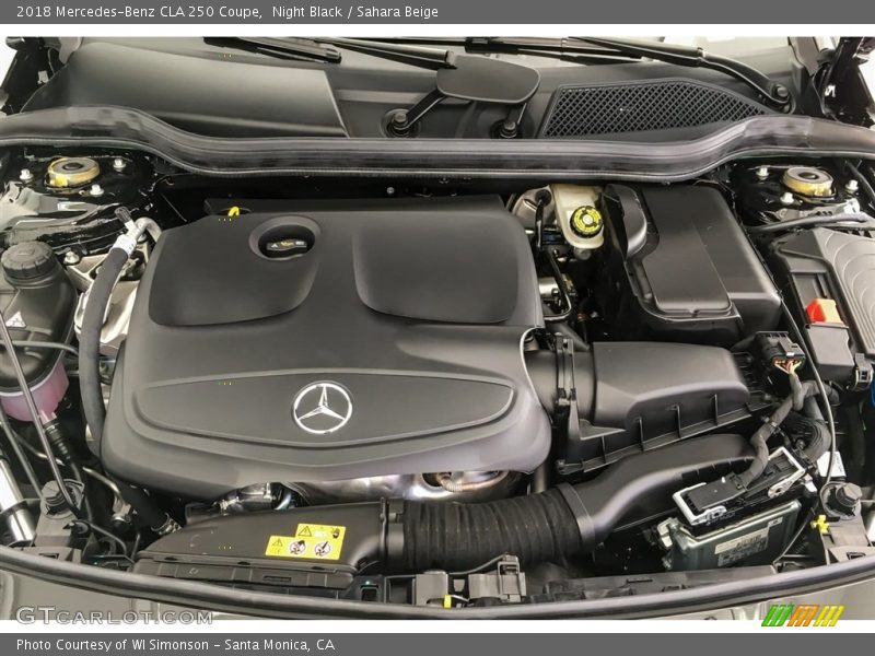 Night Black / Sahara Beige 2018 Mercedes-Benz CLA 250 Coupe
