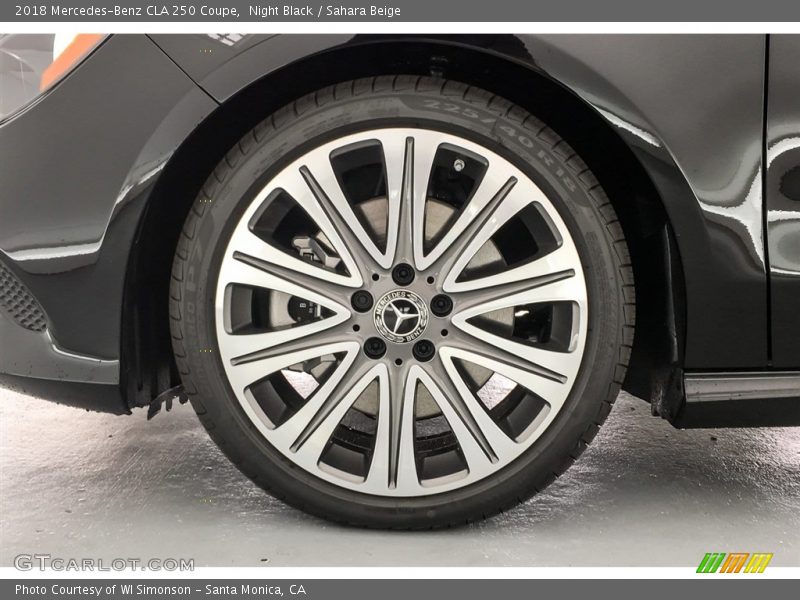 Night Black / Sahara Beige 2018 Mercedes-Benz CLA 250 Coupe