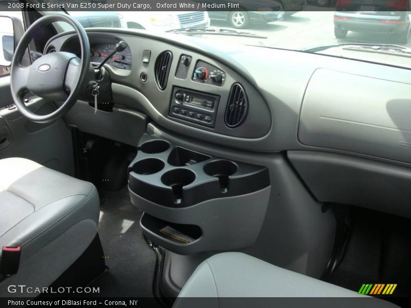 Oxford White / Medium Flint 2008 Ford E Series Van E250 Super Duty Cargo