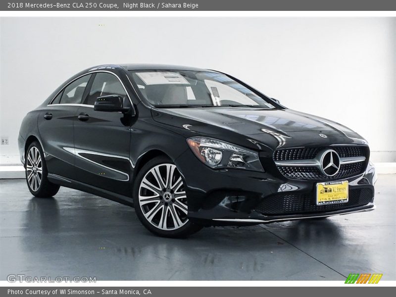 Night Black / Sahara Beige 2018 Mercedes-Benz CLA 250 Coupe