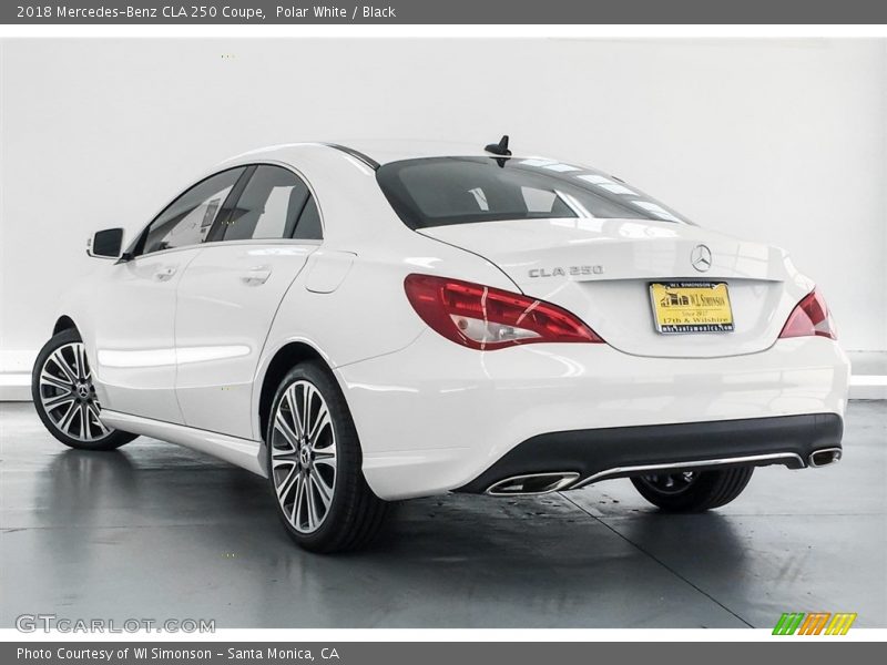 Polar White / Black 2018 Mercedes-Benz CLA 250 Coupe