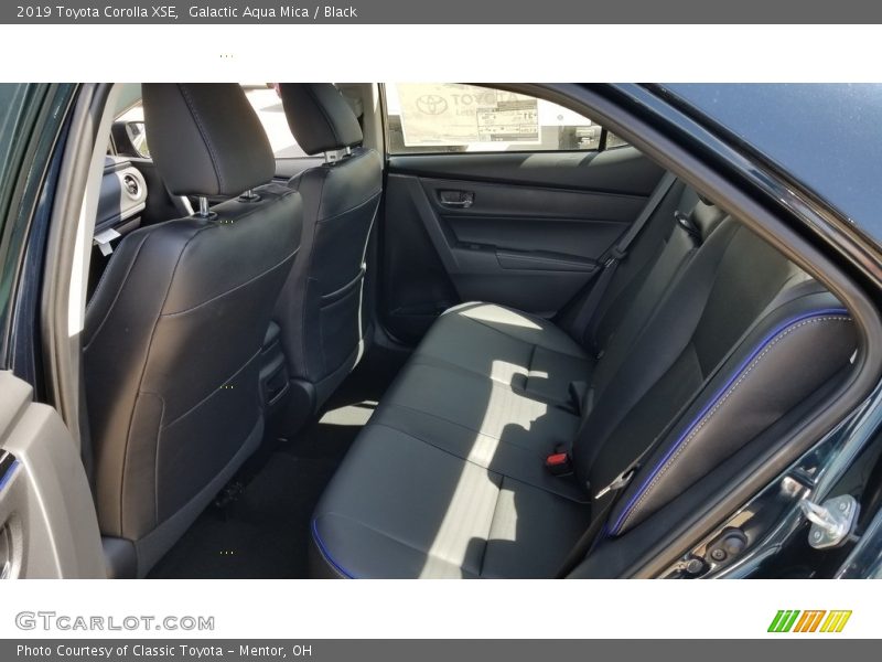 Galactic Aqua Mica / Black 2019 Toyota Corolla XSE