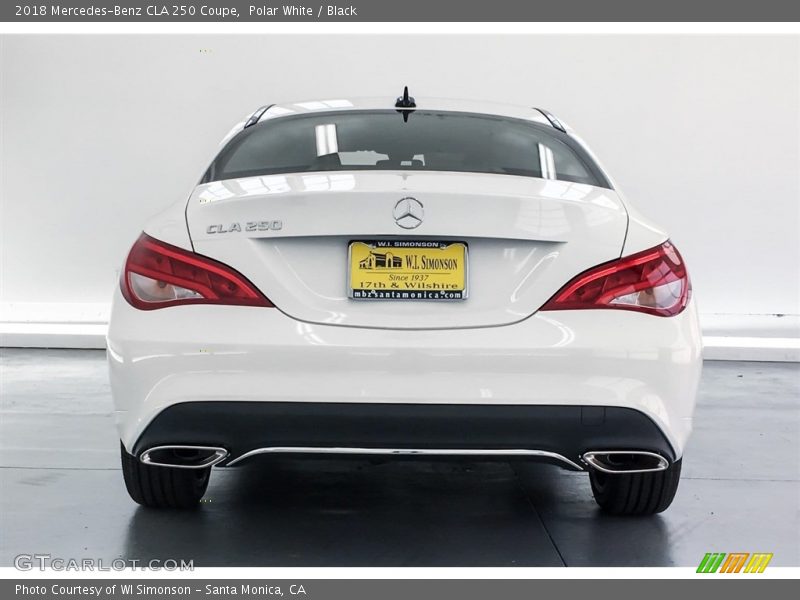 Polar White / Black 2018 Mercedes-Benz CLA 250 Coupe
