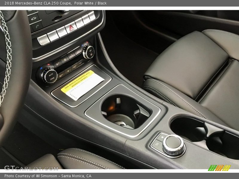 Polar White / Black 2018 Mercedes-Benz CLA 250 Coupe