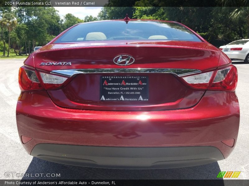 Venetian Red / Camel 2014 Hyundai Sonata GLS