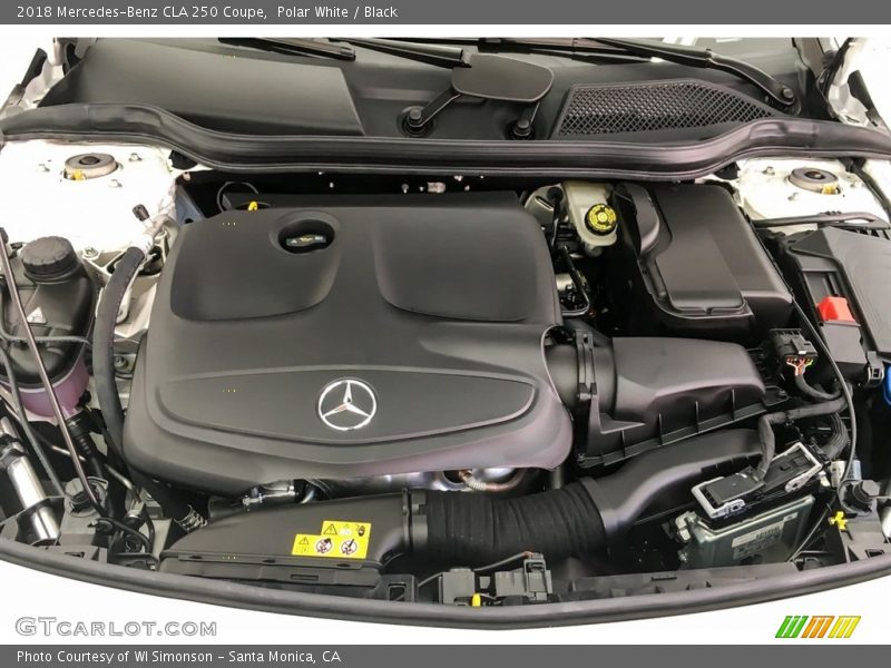 Polar White / Black 2018 Mercedes-Benz CLA 250 Coupe