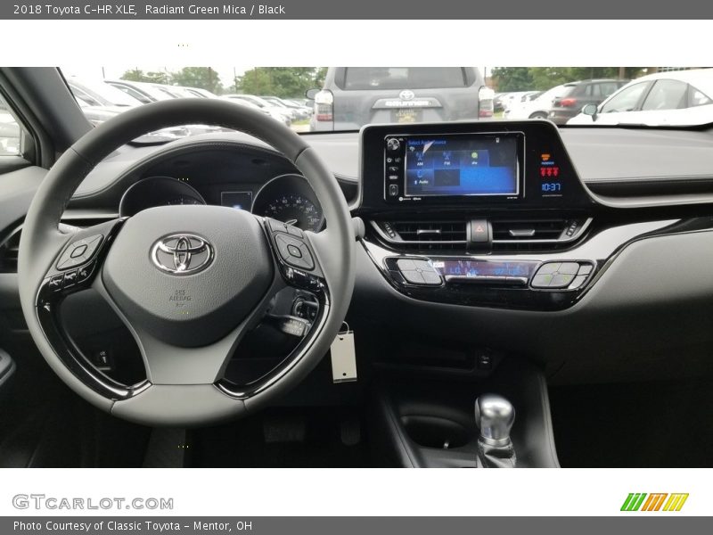 Radiant Green Mica / Black 2018 Toyota C-HR XLE
