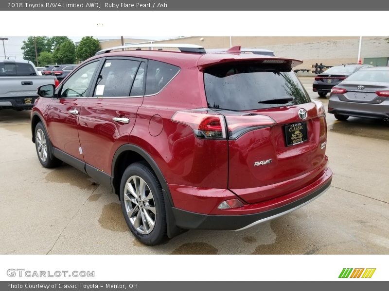 Ruby Flare Pearl / Ash 2018 Toyota RAV4 Limited AWD