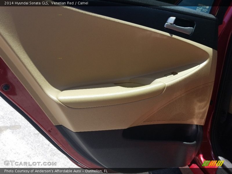 Venetian Red / Camel 2014 Hyundai Sonata GLS