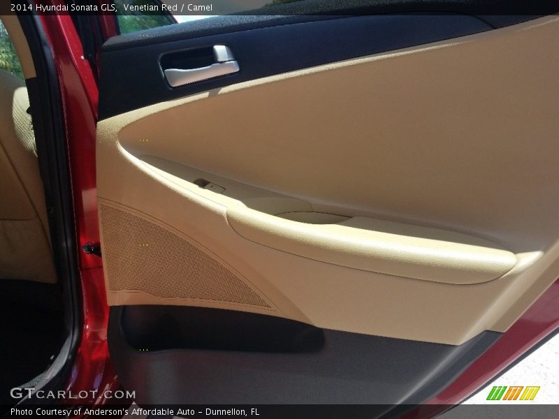 Venetian Red / Camel 2014 Hyundai Sonata GLS