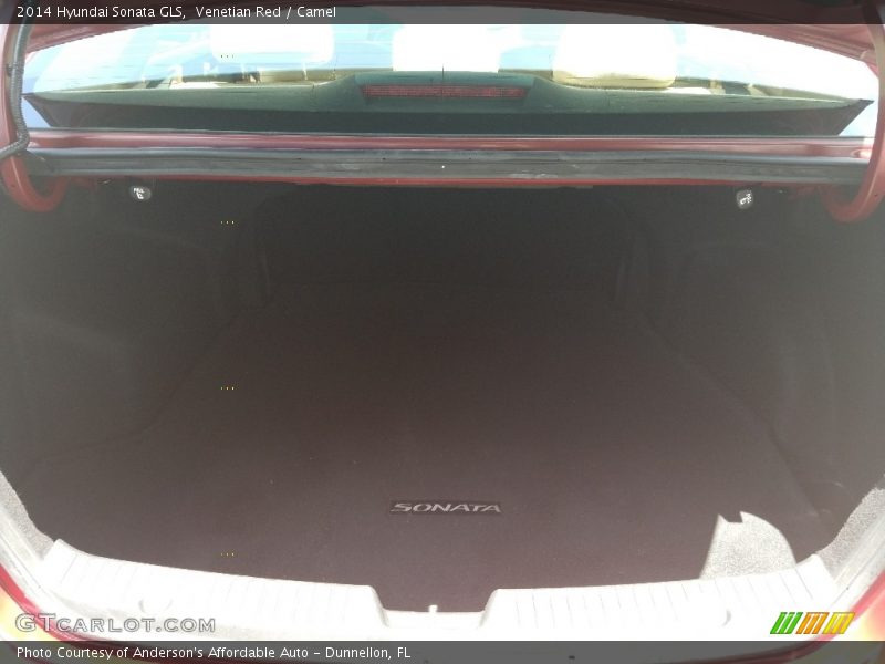 Venetian Red / Camel 2014 Hyundai Sonata GLS