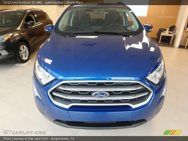 Lightning Blue / Ebony Black 2018 Ford EcoSport SE 4WD