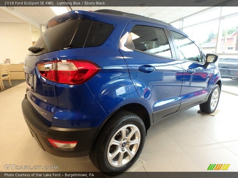 Lightning Blue / Ebony Black 2018 Ford EcoSport SE 4WD