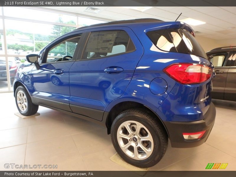 Lightning Blue / Ebony Black 2018 Ford EcoSport SE 4WD