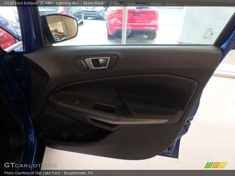 Lightning Blue / Ebony Black 2018 Ford EcoSport SE 4WD