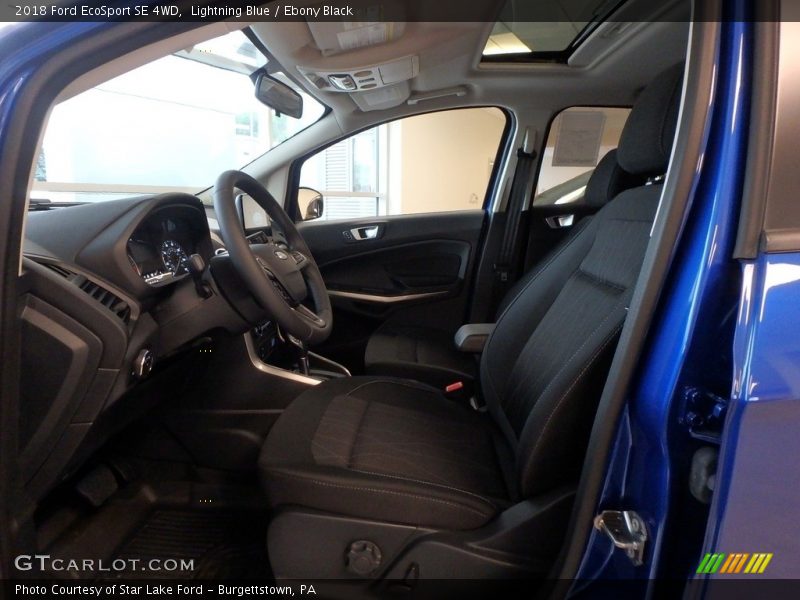 Lightning Blue / Ebony Black 2018 Ford EcoSport SE 4WD