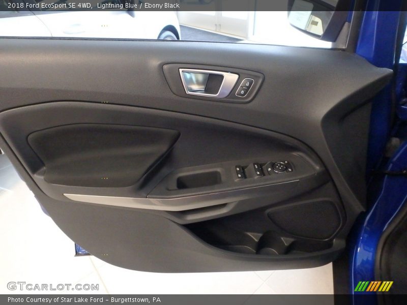 Lightning Blue / Ebony Black 2018 Ford EcoSport SE 4WD