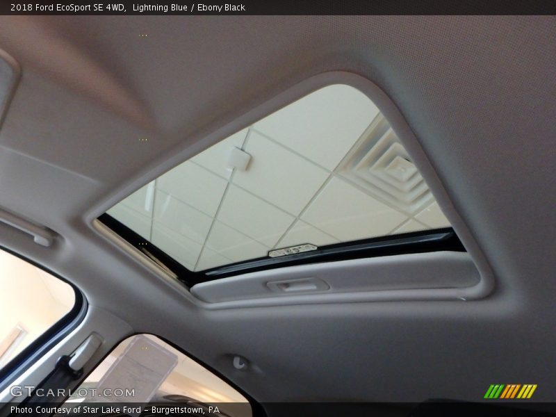 Lightning Blue / Ebony Black 2018 Ford EcoSport SE 4WD