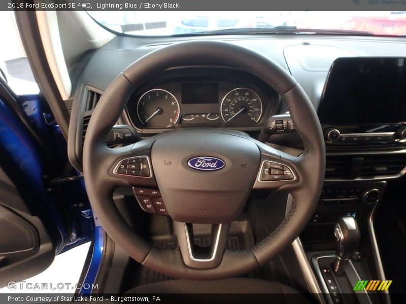 Lightning Blue / Ebony Black 2018 Ford EcoSport SE 4WD