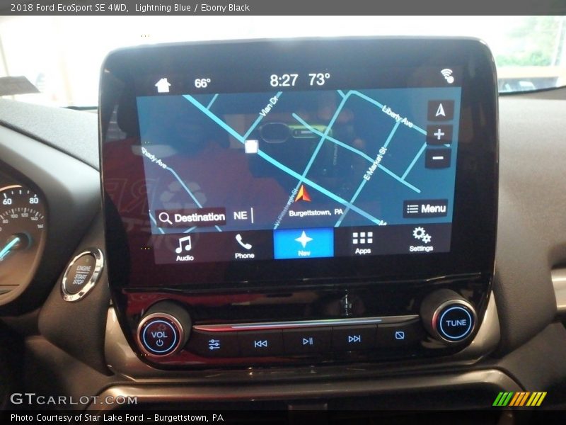 Lightning Blue / Ebony Black 2018 Ford EcoSport SE 4WD
