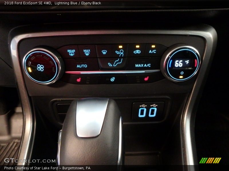 Lightning Blue / Ebony Black 2018 Ford EcoSport SE 4WD