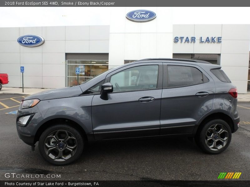 Smoke / Ebony Black/Copper 2018 Ford EcoSport SES 4WD