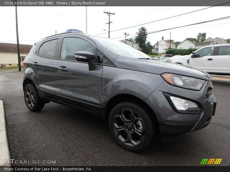 Smoke / Ebony Black/Copper 2018 Ford EcoSport SES 4WD