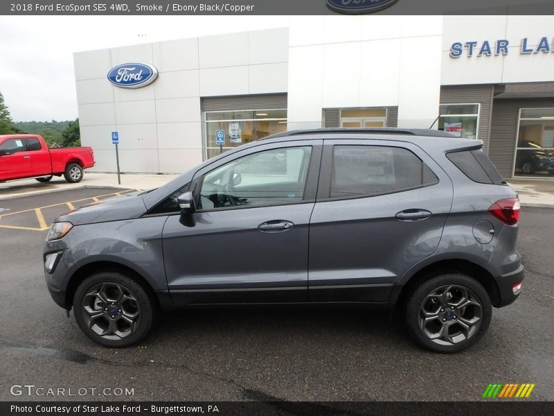 Smoke / Ebony Black/Copper 2018 Ford EcoSport SES 4WD