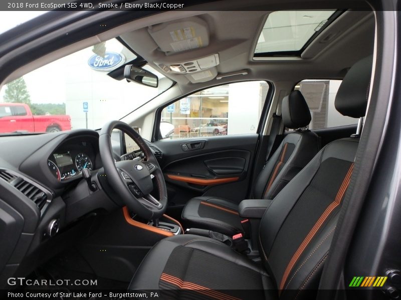 Smoke / Ebony Black/Copper 2018 Ford EcoSport SES 4WD