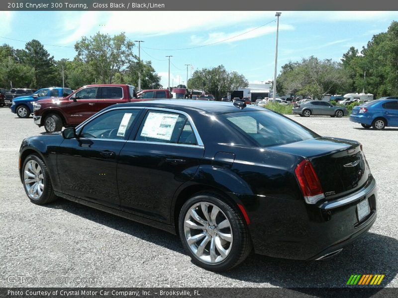 Gloss Black / Black/Linen 2018 Chrysler 300 Touring