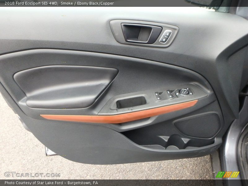 Smoke / Ebony Black/Copper 2018 Ford EcoSport SES 4WD