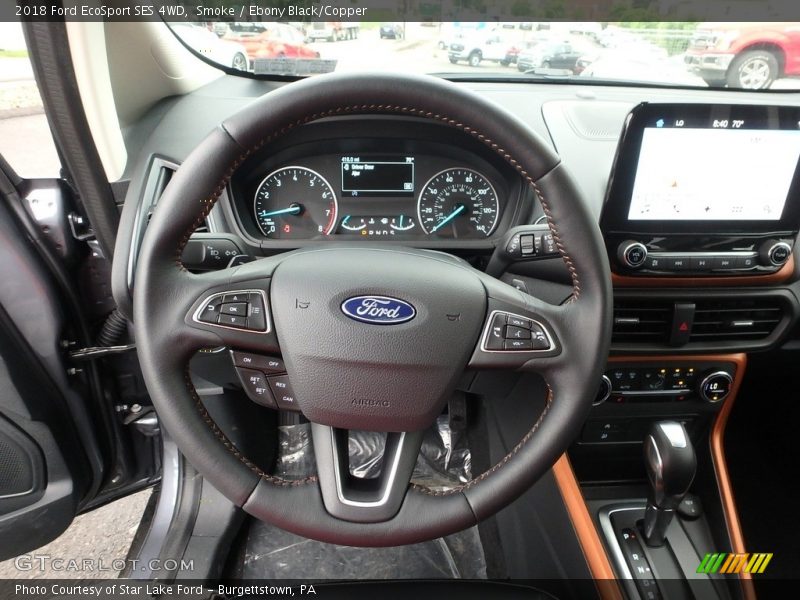 Smoke / Ebony Black/Copper 2018 Ford EcoSport SES 4WD