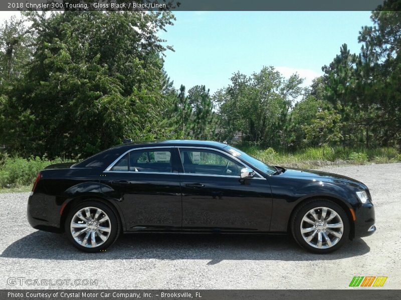 Gloss Black / Black/Linen 2018 Chrysler 300 Touring