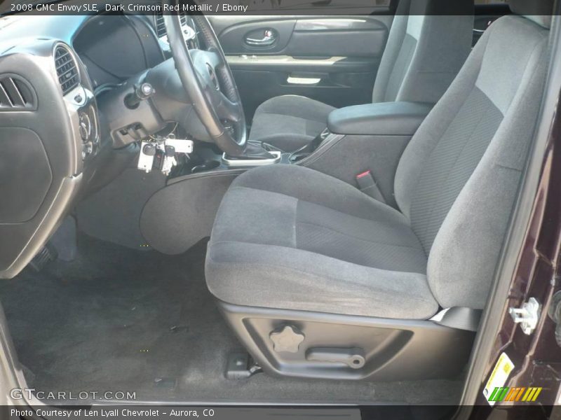 Dark Crimson Red Metallic / Ebony 2008 GMC Envoy SLE